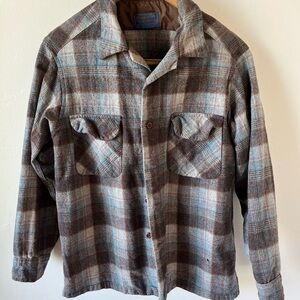 Vintage Pendleton Plaid Men's Jacket Large